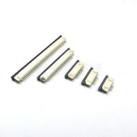 10pcs FFC FPC connector 1.0mm 4 Pin 6 8 10 12 14 16 18 20 22 24 26 30P Bottom Contact Right angle SMD / SMT ZIF