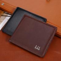 Fashion Men Short Wallets Thin Business PU Coin Purse Flap Money Bags Vintage Simple Handbags