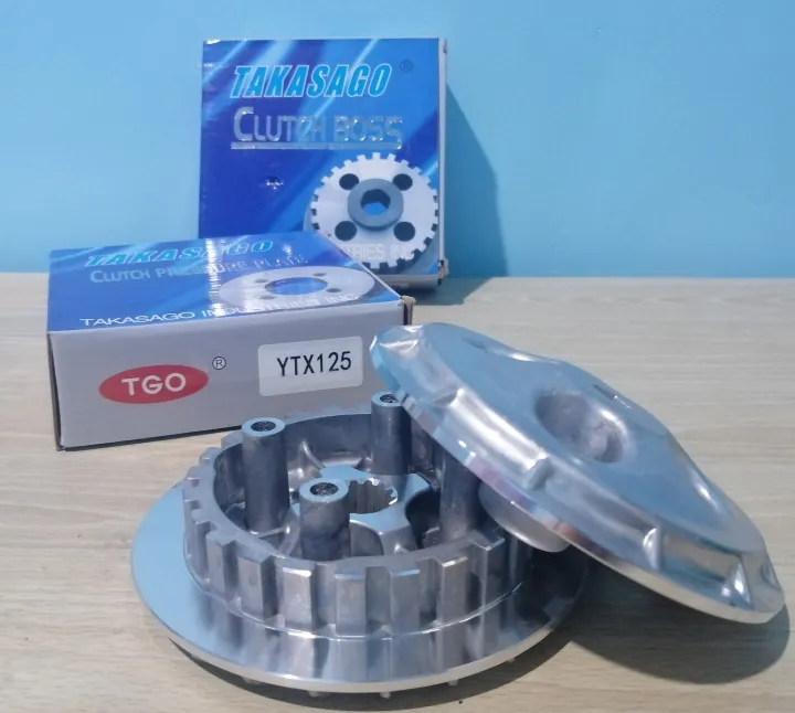 CLUTCH PRESSURE PLATE / CLUTCH HUB PAIR YAMAHA YTX 125 Lazada PH