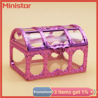 Ministar เครื่องประดับกล่องเก็บของสมบัติโจรสลัดลูกอมแบบใสแนววินเทจสำหรับเครื่องประดับ