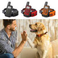 ZZOOI 500M Electric Dog Training Collar Waterproof Pet Remote Control Anti Barking Device With Shock Vibration Sound Flashlight