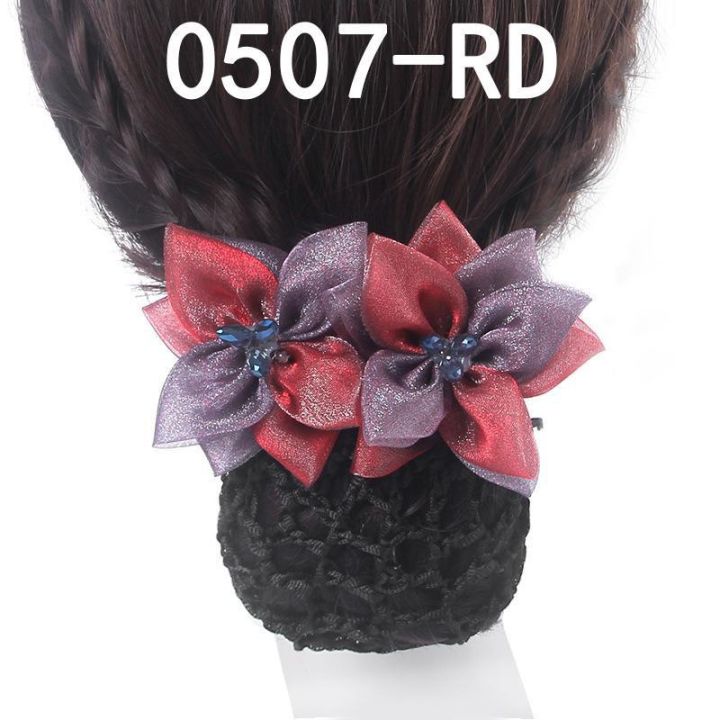 silk-gauze-flower-professional-head-flower-nurse-hotel-waiter-work-hairpin-hair-curling-tool