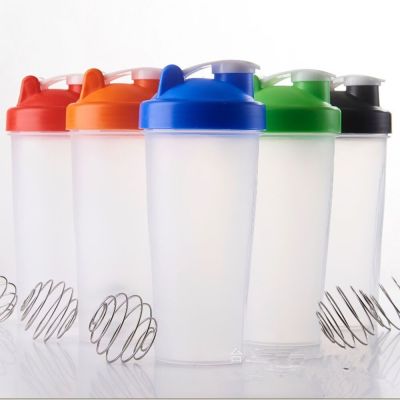 600ml Mixing Bottle Plastic Protein Powder Shaker Cup Outdoor Portable Sports Fitness Gym Drinking Water Bottle Kitchen Supplies