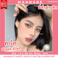 ✅กรองแสง ของแท้จากแบรนด์✅มีค่าสายตา คอนแทคเลนส์ Wannabe สีเทา สีน้ำตาล สวยมาก ปังมาก เลนส์นิ่ม อมน้ำ42% 3tone เกาหลี