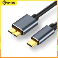 RYRA 0.5/1/1.5/2M 5Gbps USB Type C To Micro B 3.0 Connector Cable External Hard Drive Disk Cable For Hard Drive Computer