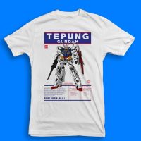 [ S-5XL] Tepung Gundam Short Sleeve Casual Graphic Tees-  Premium polyester