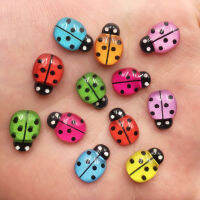 New 60pcs mix resin Cute Colorful beetle Flat back rhinestone appliques DIY Wedding scrapbook craft SF605