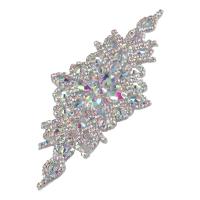 MISCAR Rhinestone applique อุปกรณ์เสริมเข็มขัด การตกแต่งชุดเดรส สายพานเพชร พลอยเทียมที่มีสีสัน เข็มขัด rhinestone สำหรับชุดทางการ อุปกรณ์ตกแต่งชุด ชุดเดรส