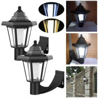 2PCS Hexagonal Solar Wall Light Solar LED Light Outdoor Garden Light Waterproof Yard Landscape Light Garden Decor Solar Lamp