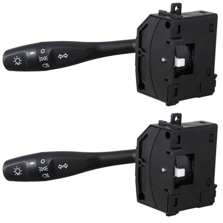 2x-car-front-headlight-indicator-signal-switch-combination-control-switch-rhd-mr329666-for-mitsubishi-l200-strada