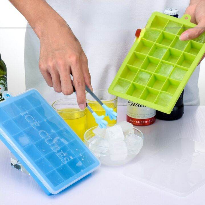 food-grade-24-hole-silicone-ice-tray-with-lid-square-ice-making-box-supplementary-food-puree-cheese-jelly-mold-ice-cube-mold-ice-maker-ice-cream-mould