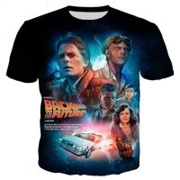 2022 New Arrive Popular Classical Movie Back to the Future Printed 3D T-shirt Men Women Novelty Fashion Casual Summer Tee Tops