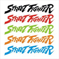 street fighter สติกเกอร์ pvc กันน้ำ ขนาด 4 x 20 cm มีหลายสีให้เลือก ราคา 19 บาท