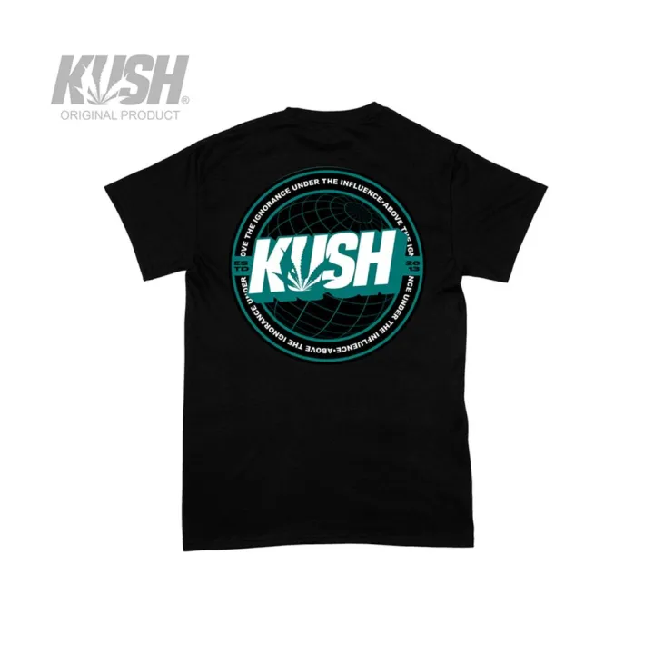 KUSH Co. Globe (BLACK) T-Shirt | Lazada PH