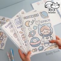 【Ready Stock】 ♝ C13 Telado Cute B5 Grid Notebook Portable Loose-leaf Coil Notepad Student Stationery