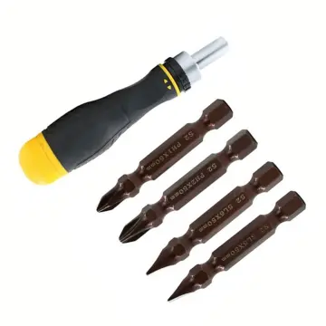 Two-way Ratchet Screwdriver 10-in-1 Multi-bit Ratchet Screw Drivers Set  6.23mm Adjustable Nut Driver Tool 