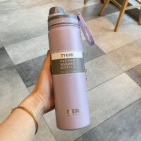 530750Ml Double Wall Stainles ขวดน้ำเหล็กแบบพกพาขวดความร้อนกาแฟฉนวนกระติกน้ำสูญญากาศ Travel ดื่ม