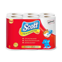 SCOTT Kitchen Paper Towel X 6 Rolls. สก๊อตต์ ทาวเวล กระดาษอเนกประสงค์ ยาวพิเศษ แพ็ค 6 ม้วน