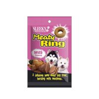 ขนมสุนัข SLEEKY Meaty Ring Milk Flavored   รสนม 50 กรัม