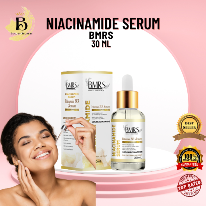 ORIGINAL BMRS NIACINAMIDE SERUM Vitamin B3 Serum With Hyaluronic Acid ...