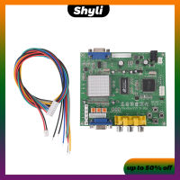 Shyli เกมส์ตู้ RGB /Cga/ega/yuv เป็น VGA HD แผงวงจรแปลงวีดีโอ VGA เป็น CGA HD9800/GBS8200