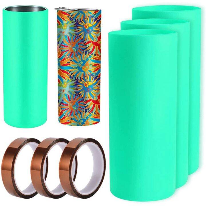 3-set-sublimation-tumblers-silicone-bands-sleeve-for-20-oz-skinny-straight-blanks-cups-with-transfer-tapes-press-machine