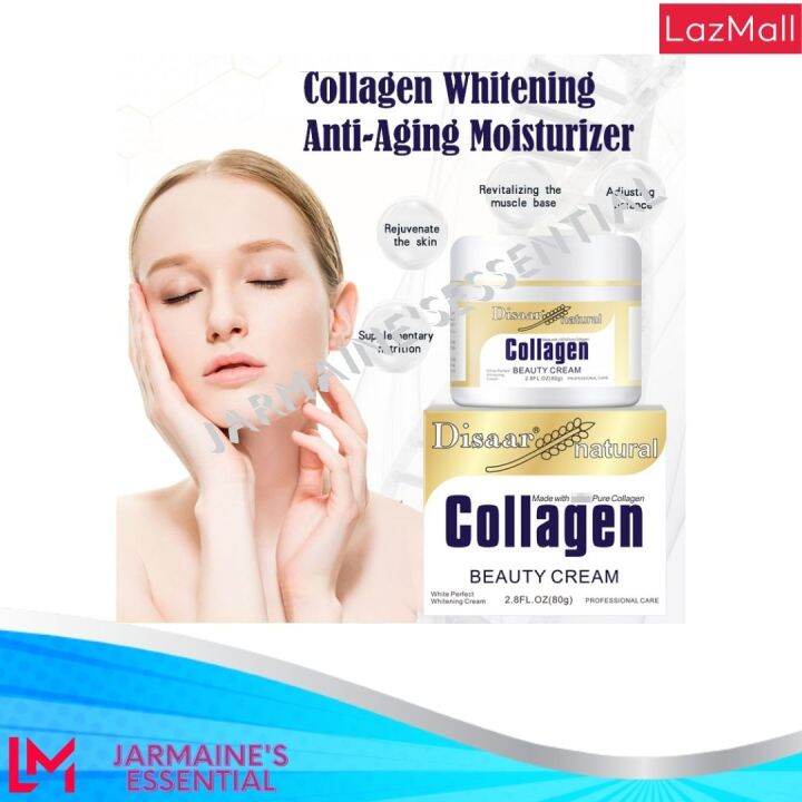 Collagen Face Cream Lighten Dark Spots Whitening Brightening Anti aging