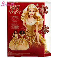 New original 2020 Holiday Barbie doll children girl toy birthday gift holiday surprise doll gift box set GHT54 Christmas Gift