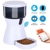 เครื่องให้อาหารสุนัขอัตโนมัติ 4L Smart Pet Cat Feeder  สั่งงานทางโทรศัพท์จากระยะไกลผ่าน App