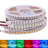 [2023ใหม่] DC12V แถบไฟ LED 5050 5054 2835 120 240แอลอีดี/ม. ริบบิ้นเทปยืดหยุ่นสีขาวแดงสว่างสูงสีฟ้าสีชมพูสีเหลือง RGB แผ่นเรืองแสง5ม.