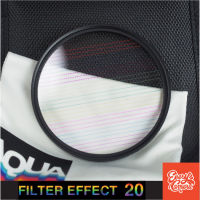 Filter effect 20 rainbow flare แถม step up ring Filter effect prism lens ฟิวเตอร์เอฟเฟค