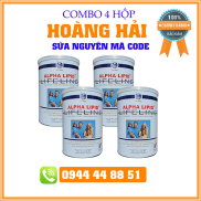 Combo 4 Hộp Sữa Non Alpha Lipid 450g New Zealand