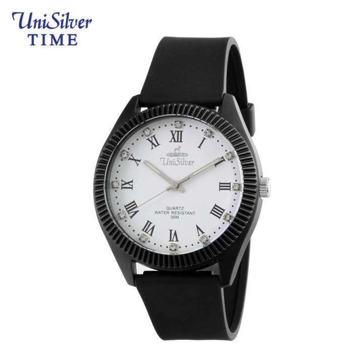 UniSilver TIME Men's Black Analog Rubber Watch KW4411-1001 | Lazada PH