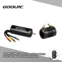 GoolRC 2968 3400KV มอเตอร์แบบไม่มีแปรง และชุดคอมโบแจ็กเก็ตระบายความร้อนด้วยน้ำ 29-L ของแท้ สำหรับเรือบังคับ 600-800 มม .