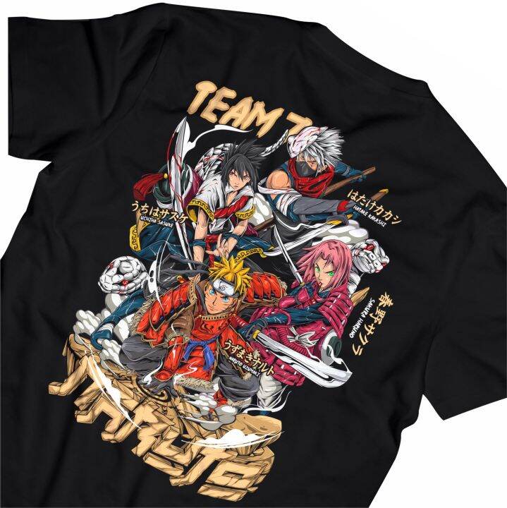 TEAM 7 SHINOBI NARUTO SHIPPUDEN NU0056# Baju Anime Jepang | T-Shirt