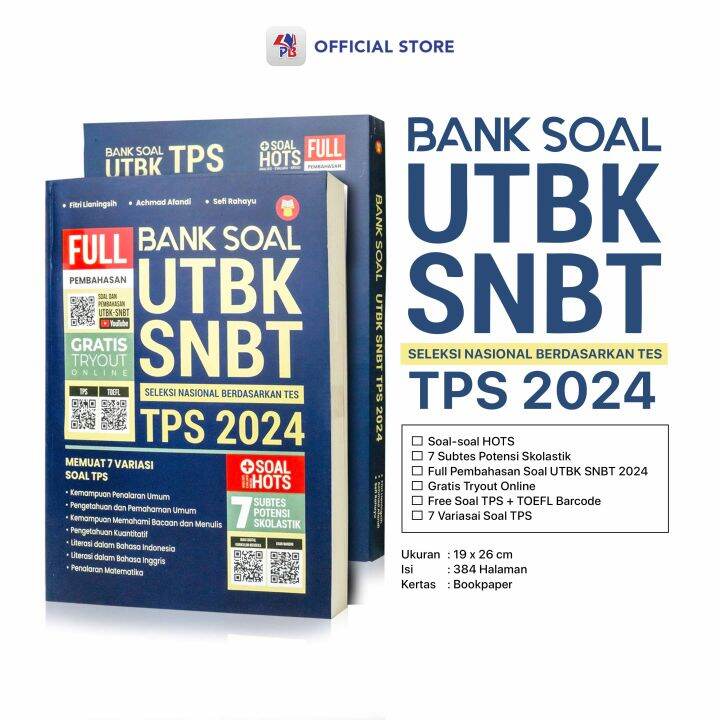 Buku SNBT 2024 / Bank Soal UTBK SNBT TPS 2024 + Soal HOTS Full ...