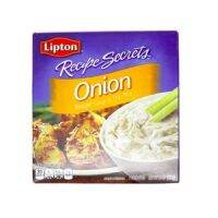 ?สินค้านำเข้า? Lipton Onion Soup &amp; Dip Mix 57g ลิปตันซุปหัวหอมซุปและดิปมิกซ์ 57g