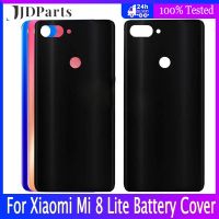 【✆New✆】 xuren5304977 100% ใหม่สำหรับ Xiaomi Mi 8 Lite ฝาหลังกระจกประตูหลังเคสสำหรับ Xiaomi เคส Lite Mi8พร้อมการเปลี่ยนเลนส์