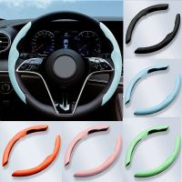 Universal Fashion Non-Slip Car Steering Wheel Cover Faux Leather for Tesla Model 3 Y Booster 6 Colors Vehicles Accessories