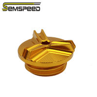 SEMSPEED M27 สำหรับ Kawasaki Z750 Z650 Z250 Ninja 250R 300 ZX10R ZX12R ZX6R ZX9R Z750 ZX-10R รถจักรยานยนต์น้ำมันกรองฝาครอบปลั๊กน้ำมัน