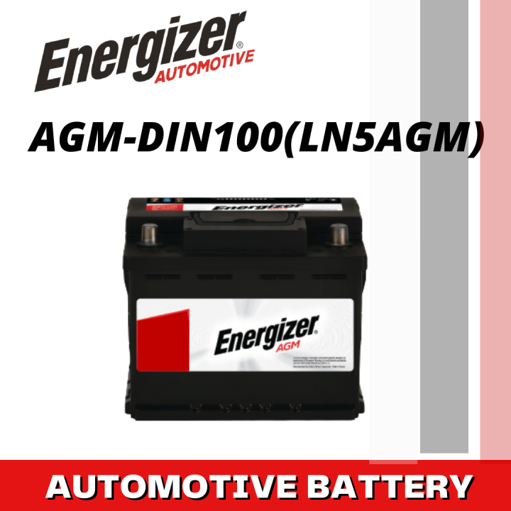 Energizer Automotive Battery AGM DIN100 (LN5AGM) Maintenance Free ...