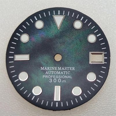 ◊♀ Zegarek do nurkowania czarny zegarek Dial C3 zielony świecąca tarcza dla NH35 zegarek ruch