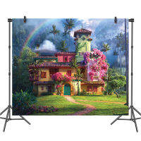 125*80ซม. Encanto Tapestries การถ่ายภาพพื้นหลังผ้าตกแต่งเด็กวันเกิดแบนเนอร์ Photoshoot