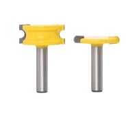 【Free-delivery】 MULTI DEAL 2 Pcs 8Mm Shank เรือแคนูขลุ่ยและลูกปัด Router Bit ชุดงานไม้ทังสเตนโคบอลต์โลหะผสมไม้ Tenon เครื่องตัด Milling Bits เครื่องมือ02034