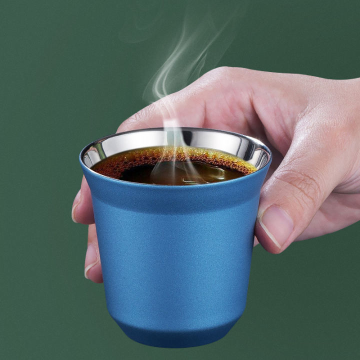 ผนังสองสแตนเลส86มิลลิลิตรเอสเพรสโซ่ถ้วยฉนวนกันความร้อน-nespresso-pixie-ถ้วยกาแฟแคปซูลรูปร่างน่ารักถ้วยเทอร์โมแก้วกาแฟ
