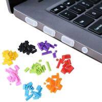 13/16Pcs Colorful Silicone Laptop Anti Dust Plug Stopper Universal USB HDMI-compatible RJ45 Interface Cover Computer Accessories Keyboard Accessories