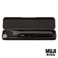 มูจิ ชุดช้อนส้อม - MUJI Fork and Spoon Set / Black