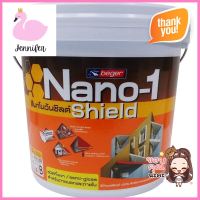 สีน้ำทาภายนอก BEGER NANO1 SHIELD BASE B กึ่งเงา 9 ลิตรWATER-BASED EXTERIOR PAINT BEGER NANO1 SHIELD BASE B SEMI-GLOSS 9L **สามารถออกใบกำกับภาษีได้ค่ะ**