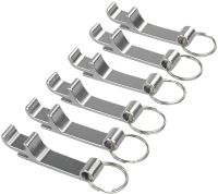 ◊♗ 6PCS Portable Beer Bottle Opener Keychain Mini Pocket Aluminum Alloy Beverage Beer Bottle Opener