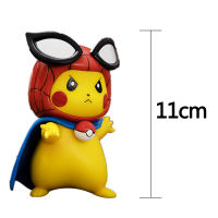 Anime Figures Pokemon Naruto Pikachu Cosplay Roronoa Zoro Demon Slayer Cos Action Figure Collection Cartoon Kawaii Kids Toy Gift